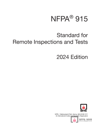 NFPA 915, STANDARD FOR REMOTE INSPECTIONS PDF NFPA 915, STANDARD FOR REMOTE INSPECTIONS PDF